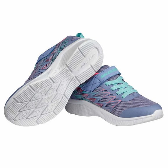 Skechers Kids' Girls Bungee Running Shoe - Picture 4 of 4